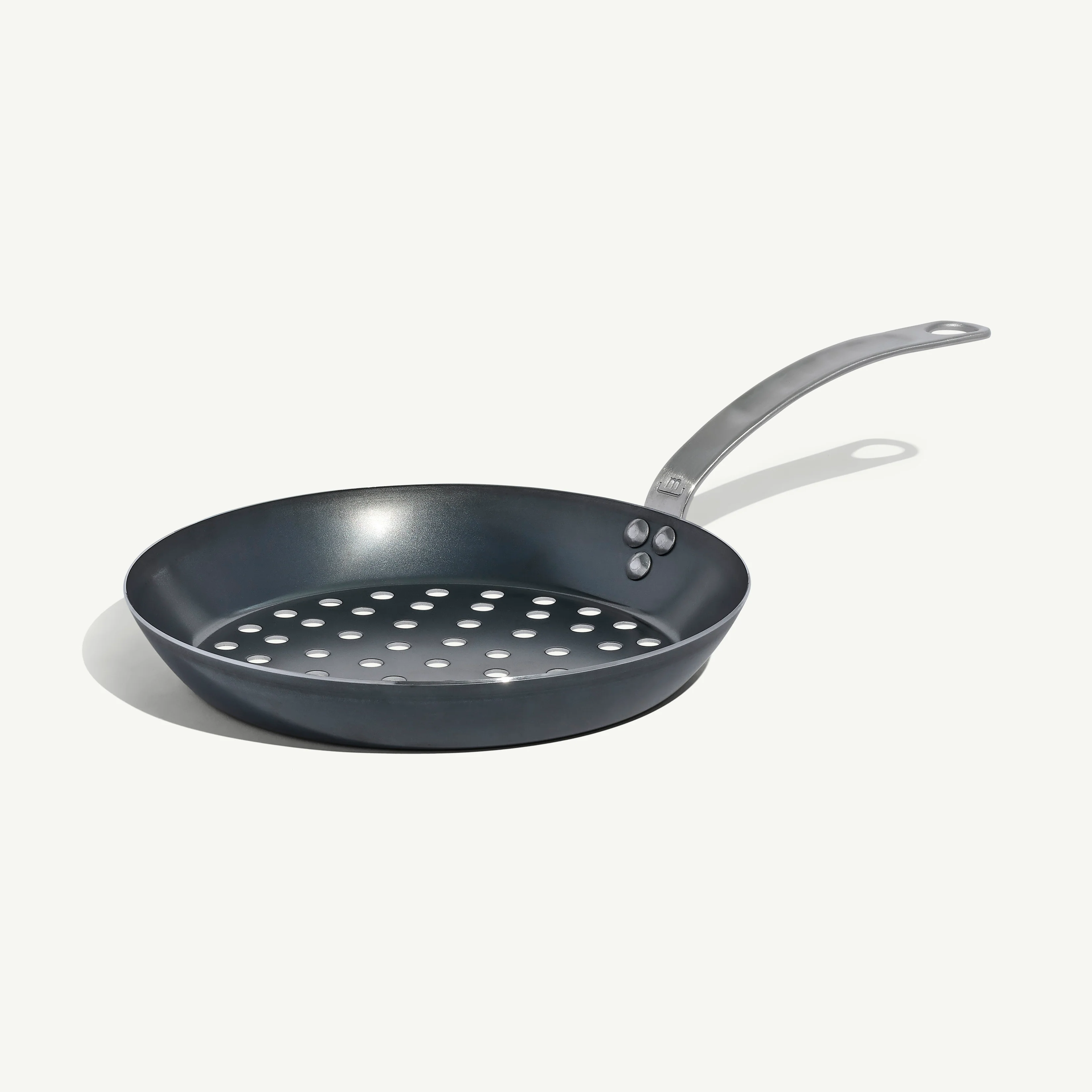 Seasoned Carbon Steel Grill Frying Pan - Image 5
