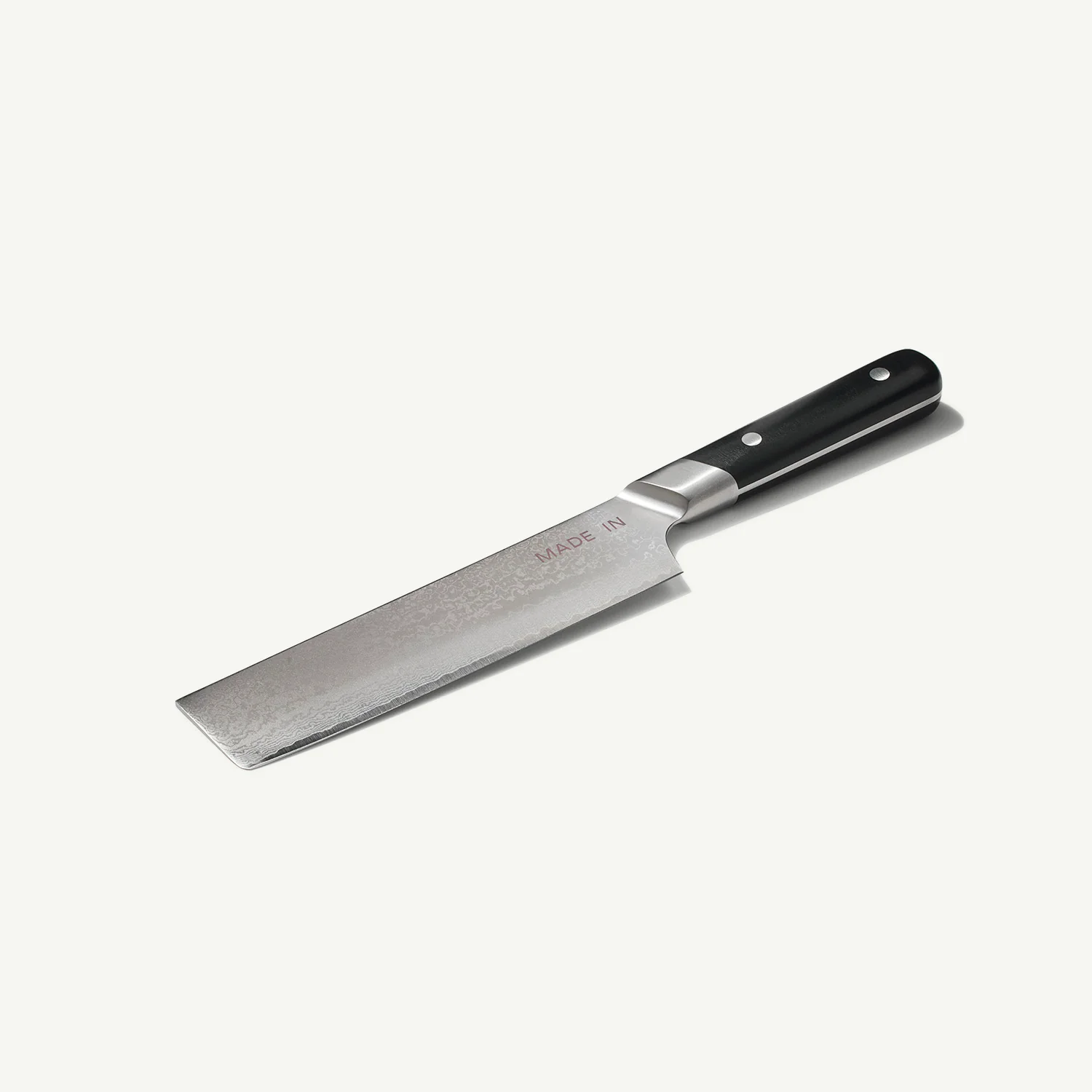 Japanese Damascus Nakiri Knife - Image 5