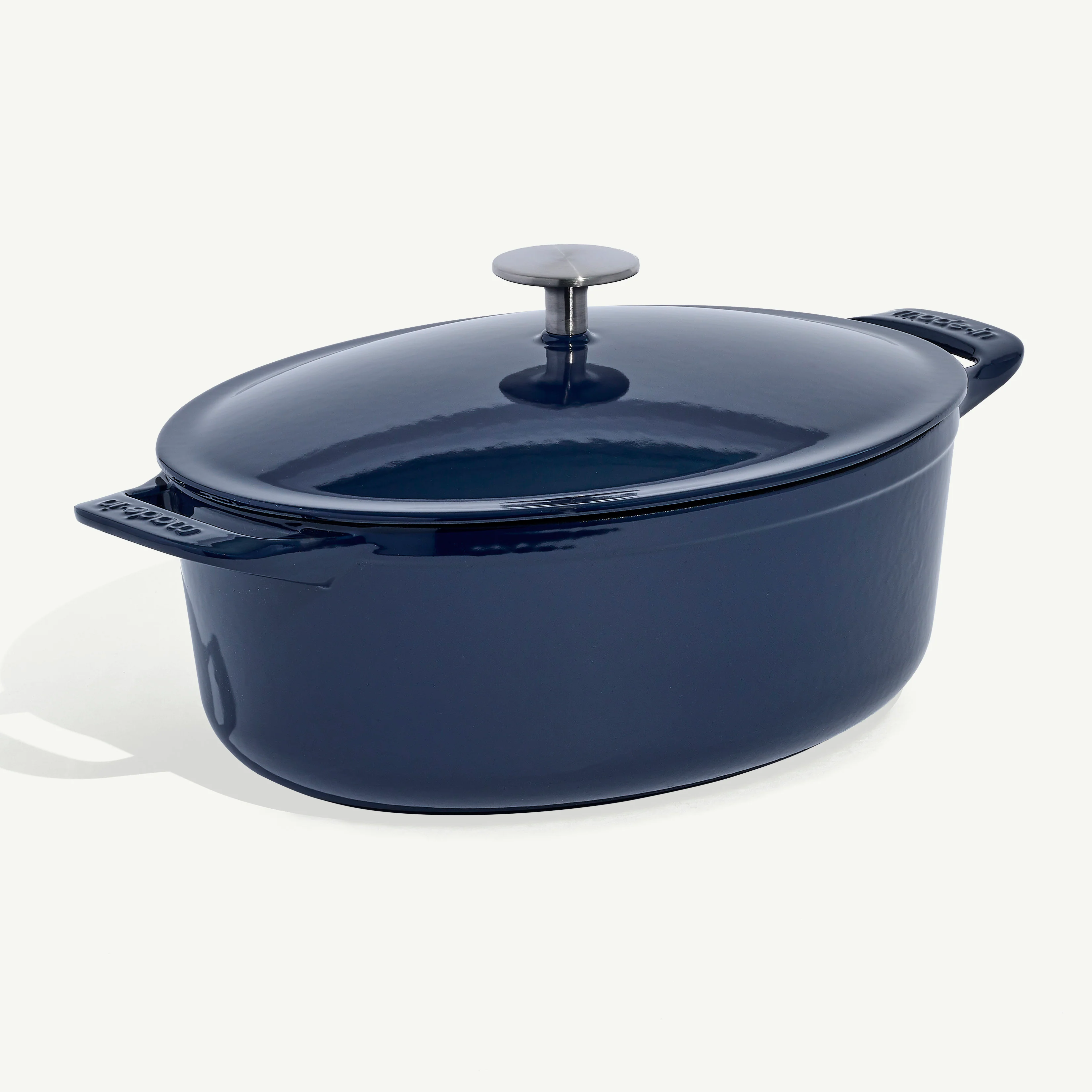 Enameled Cast Iron Oval Dutch Oven - Image 18