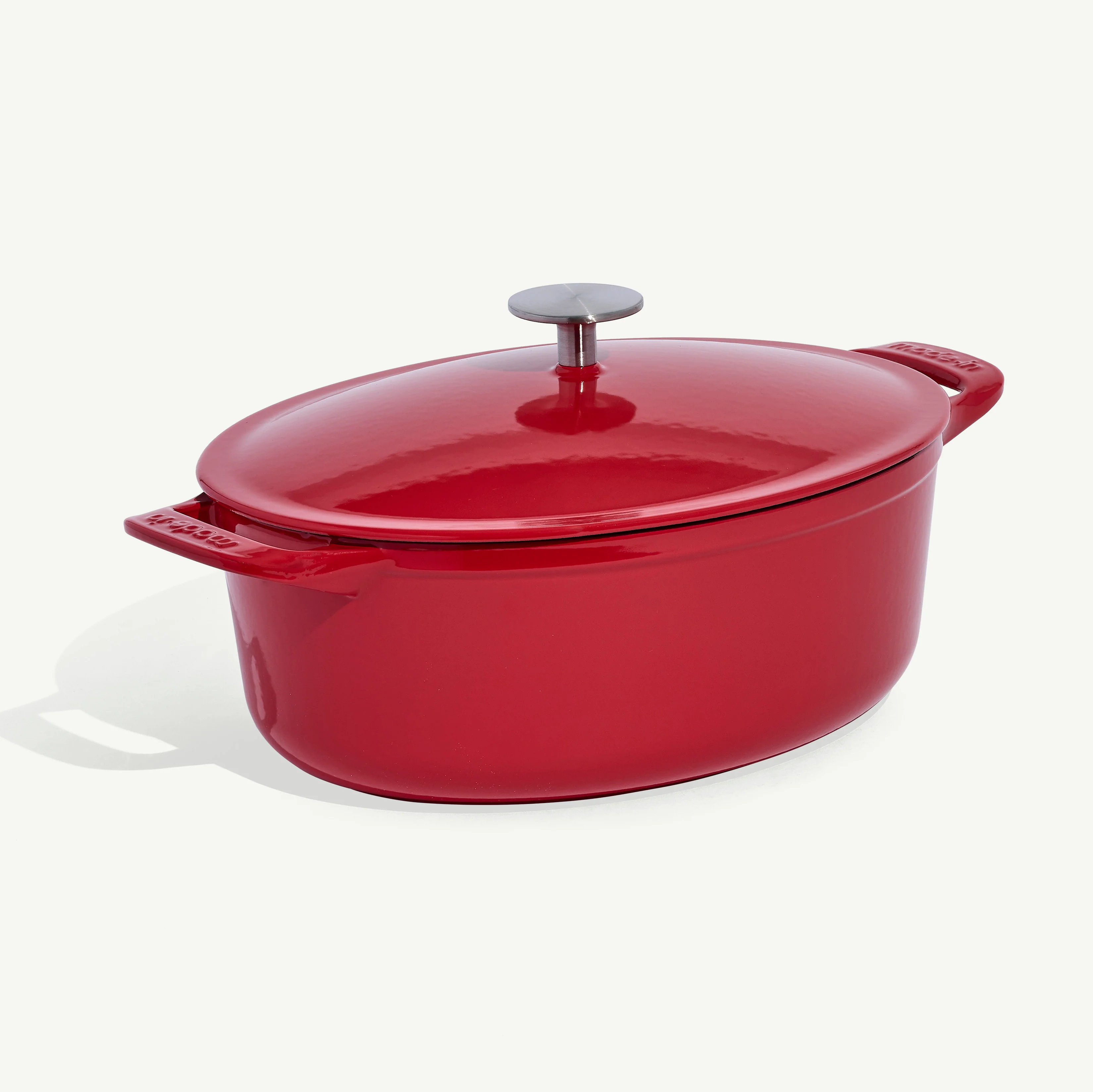 Enameled Cast Iron Oval Dutch Oven - Image 25